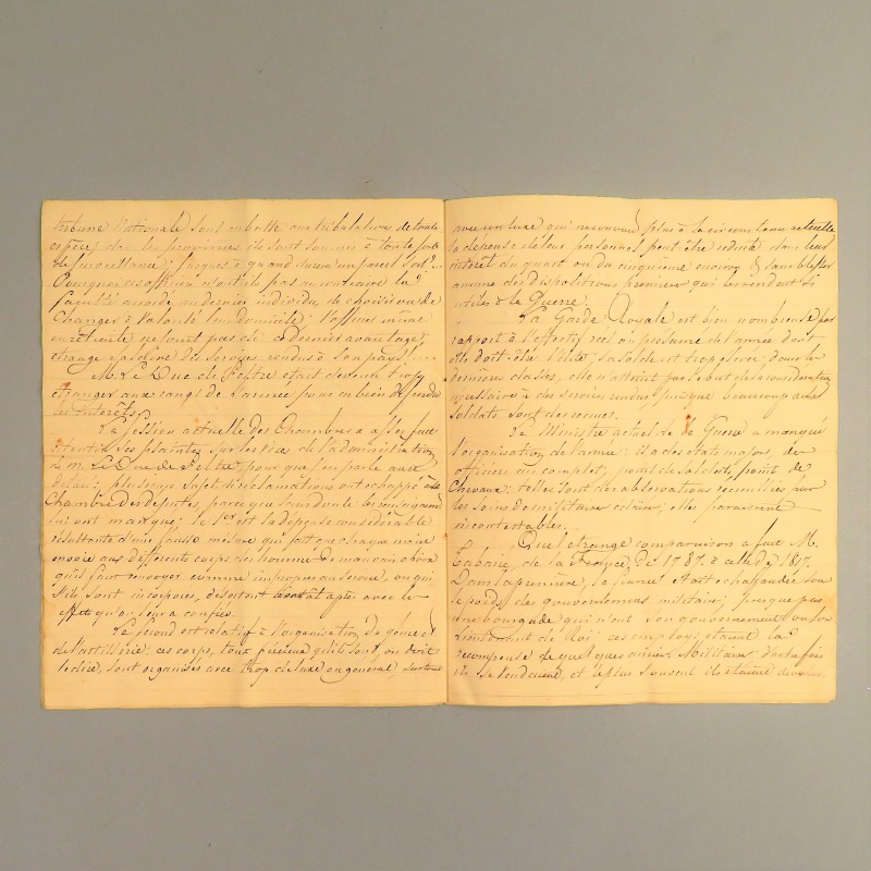 HIVE EMPIRE REFLEXION SUR L'ARMEE PAR LE MARECHAL ET ¨PAIR DE FRANCE DUC DE TARENTE MACDONALD 1815