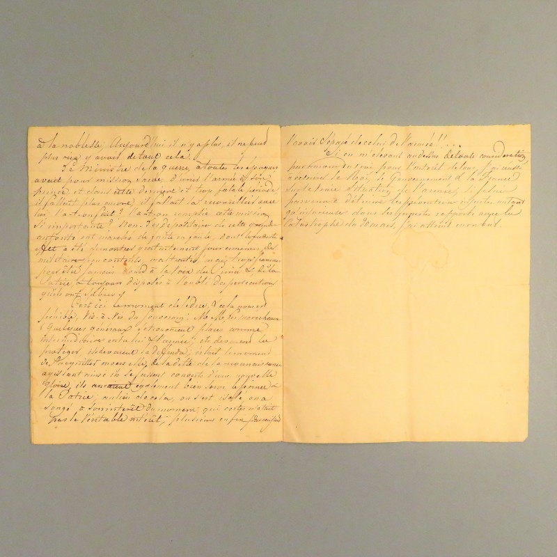 HIVE EMPIRE REFLEXION SUR L'ARMEE PAR LE MARECHAL ET ¨PAIR DE FRANCE DUC DE TARENTE MACDONALD 1815