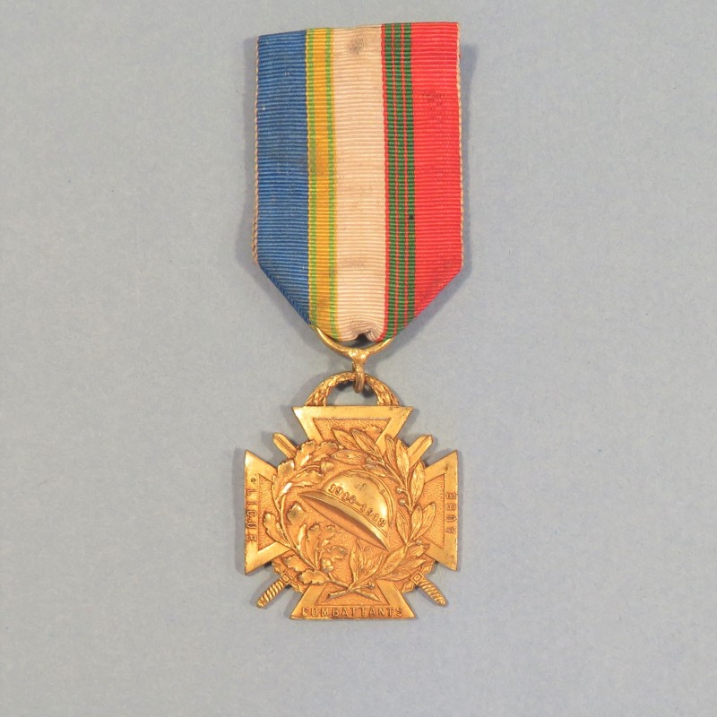 MEDAILLE ANCIENS COMBATTANTS LIGUE COMBATTANTS DE L'AUBE 1914-1918