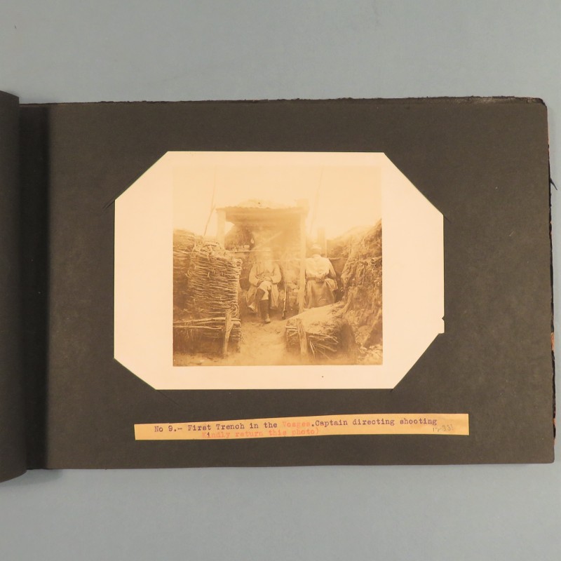 BEL ALBUM DE 23 GRANDES PHOTOS DE LA GUERRE DE 1914 - 1918 GENERAL DE MAUD'HUY VILLAGE DE BERCY HOPITAL PREMIERE SECONDE LIGNE