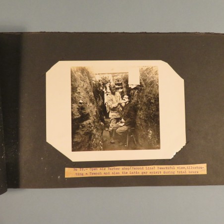 BEL ALBUM DE 23 GRANDES PHOTOS DE LA GUERRE DE 1914 - 1918 GENERAL DE MAUD'HUY VILLAGE DE BERCY HOPITAL PREMIERE SECONDE LIGNE