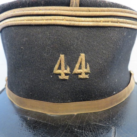 KEPI POLO DE LIEUTENANT DU 44 ème REGIMENT D'ARTILLERIE D'ARTILLERIE GUERRE 1914-1918