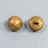 BOUTONS MILITAIRES ARTILLERIE FAB. J.B.M. PARIS DIAMETRE 1.6 cm EPOQUE 1870-1945