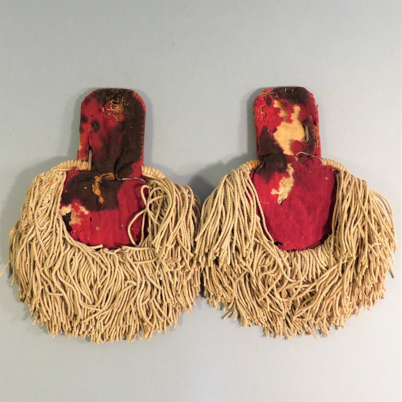RARE EPAULETTE DE TAMBOUR MAJOR EPOQUE LOUIS PHILIPPE SAPEURS POMPIERS FANFARE MUSIQUE MILITAIRE