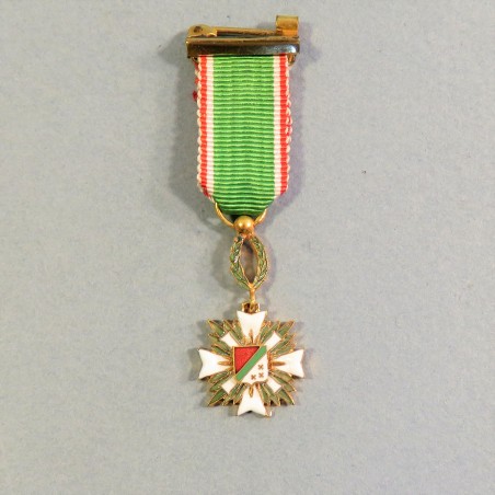 KATANGA REDUCTION DE LA MEDAILLE DE CHEVALIER DE L'ORDRE DU MERITE KATANGAIS ZAIRE CONGO °