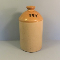 CRUCHE OU BOUTEILLE EN GRES WHISKY S.R.D. ANGLAISE MILITARIA WW2