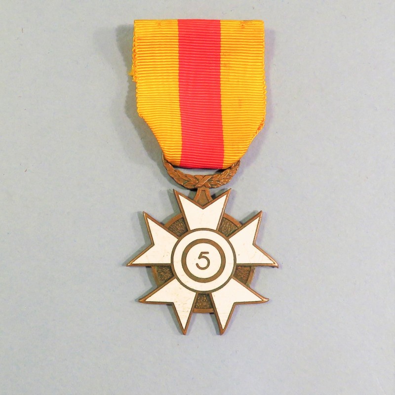 LIBERIA MEDAILLE POUR 5 ANS DE SERVICE LONG SERVICE MEDAL °