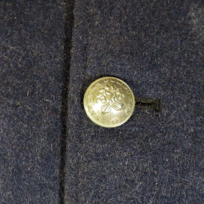 VESTE TROUPE OU SOUS-OFFICIERS DES SAPEURS-POMPIERS MODELE 1929 - 1930 EN DRAP BLEU EPAIS