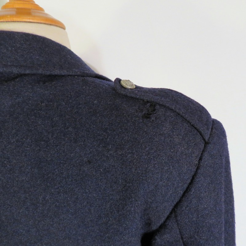 VESTE TROUPE OU SOUS-OFFICIERS DES SAPEURS-POMPIERS MODELE 1929 - 1930 EN DRAP BLEU EPAIS