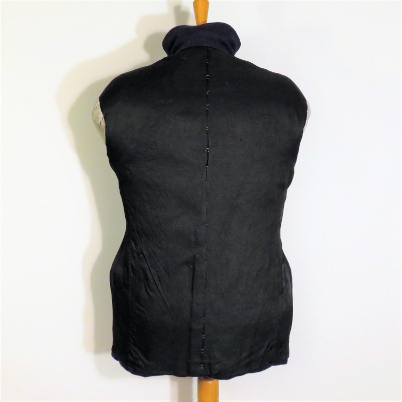 VESTE TROUPE OU SOUS-OFFICIERS DES SAPEURS-POMPIERS MODELE 1929 - 1930 EN DRAP BLEU EPAIS