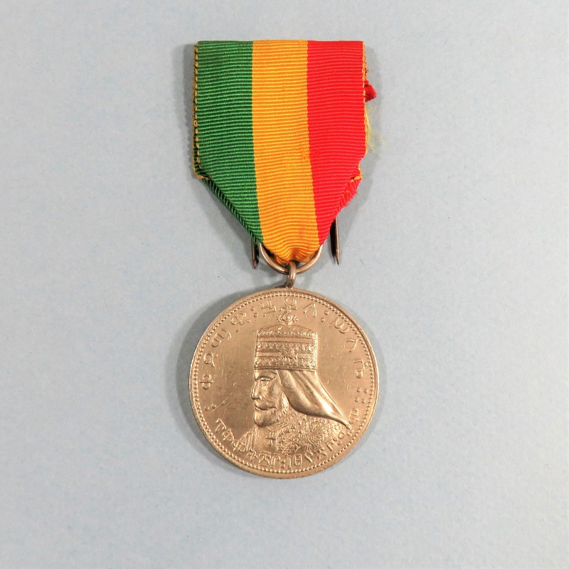 ETHIOPIE MEDAILLE COMMEMORATIVE DE SECONDE CLASSE DU COURONNEMENT DE HAILE SEDASSIE Ier 1930 CORONATION MEDAL °