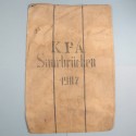 SAC ALLEMAND DE TRANSPORT DE VIVRES KPA SAARBRUCHEN DATE 1907 GUERRE 1914 1918