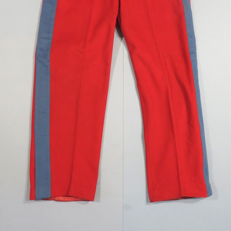 PANTALON ROUGE GARANCE ESM ECOLE MILITAIRE ST CYR OU OFFICIER DES REGIMENTS DE TIRAILLEURS DATE 1934