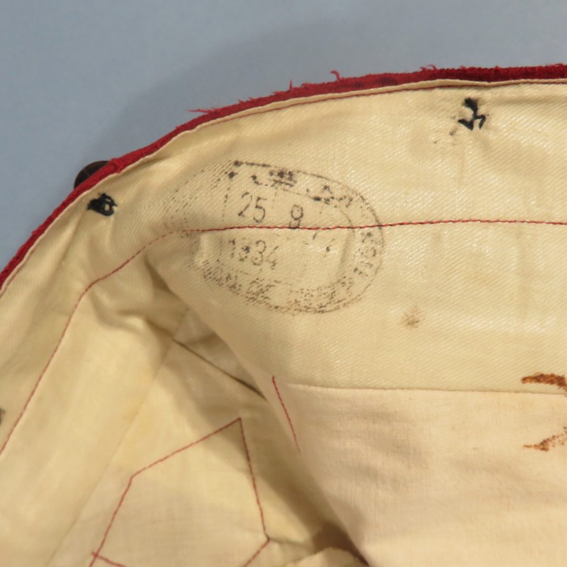 PANTALON ROUGE GARANCE ESM ECOLE MILITAIRE ST CYR OU OFFICIER DES REGIMENTS DE TIRAILLEURS DATE 1934