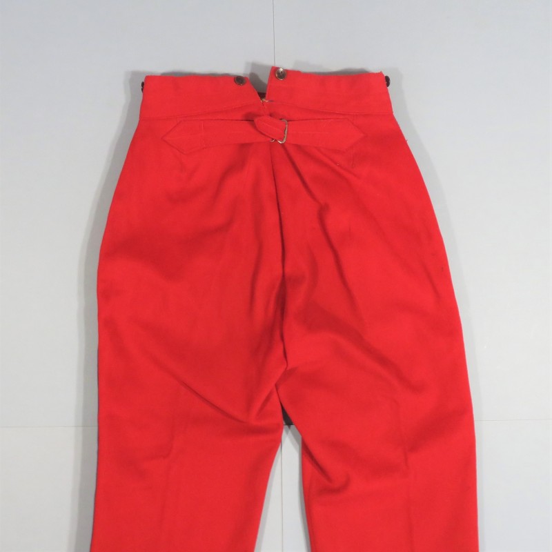 PANTALON ROUGE GARANCE ESM ECOLE MILITAIRE ST CYR OU OFFICIER DES REGIMENTS DE TIRAILLEURS DATE 1934