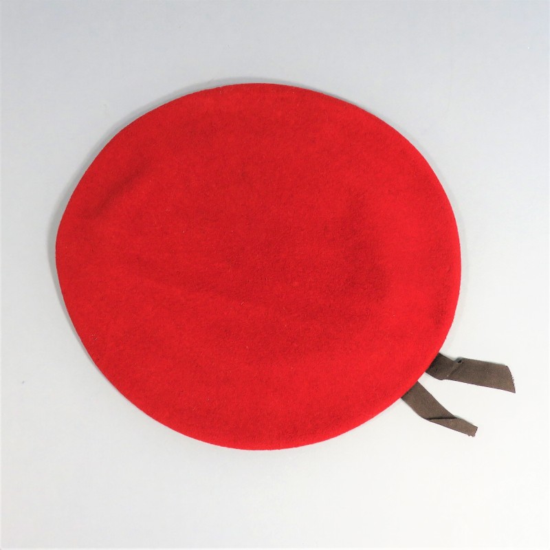 FRANCE ROUGE AMARANTE MODELE FANTAISIE ANNEES 1950 INDO ALGERIE TAP PARACHUTISTE COLONIAUX MARQUE MONTY'S