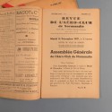 LOT DE 5 REVUES AVIATION DE L'AERO-CLUB DE NORMANDIE DES ANNEES 1930 A 1937 PILOTES AVIATEUR PAGES PUBLICITAIRES