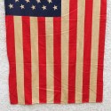 U.S.A. DRAPEAU US FABRICATION DEBUT ANNEES 1960 CONTINENTAL FLAG 3X5 Ft 50 ETOILES IMPRIMEES 86 X 152 cm