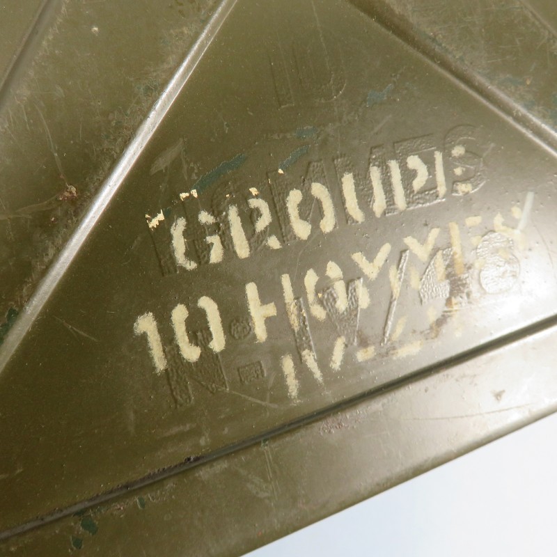 CAISSE EN FER TROUSSE 1ère URGENCE GROUPE DE 10 HOMMES MODELE IV/48 SECOURS TAP INDOCHINE ALGERIE
