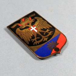 INSIGNE MILITAIRE LEGION DE GENDARMERIE EN AUTRICHE 1945 FABRICATION EMAILLEE ALLEMANDE