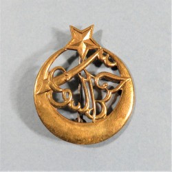 INSIGNE MILITAIRE 3 ème REGIMENT DE TIRAILLEURS ALGERIENS FABRICATION LIBERATION