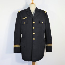 VESTE D'UNIFORME D'UN COMMANDANT PILOTE DE L'AVIATION ARMEE DE L'AIRE 1960 - 1980