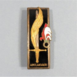 INSIGNE MILITAIRE PROMOTION ESM LIEUTENANT COLONEL AMILAKVARI 1953 LEGION ETRANGERE DRAGO ATTACHE SPECIALE