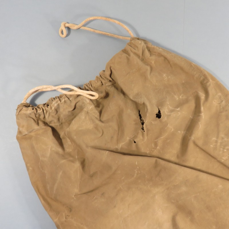SAC A LINGE OU A PAQUETAGE US 1944-45 NOMINATIF ARMEE FRANCAISE ADJUDANT CROZAT 66 DRAPEAU TRICOLORE ET ETOILE