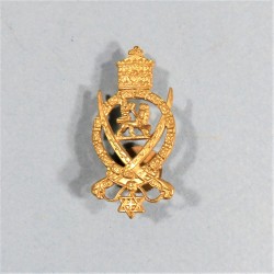 ETHIOPIE INSIGNE MILITAIRE D'INFANTERIE IMPERIAL POUR COIFFURE OU PATTES DE COL °