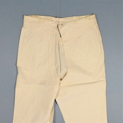 CALECON LONG BLANC REGLEMENTAIRE DATE 1940 EQUIPEMENT SOUS-VETEMENTS MILITAIRE CAMPAGNE 1939 1940
