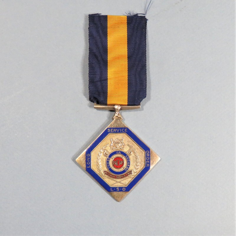 BOTSWANA MEDAILLE POUR OFFICIERS SERVICE LONG DEFENCE FORCE LONG SERVICE MEDAL OFFICER °