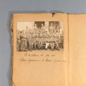 CAHIER DE CHANSONS AVEC DESSINS ET PHOTOS DU 22 ème REGIMENT D'INFANTERIE A LA VALBONNE EN 1920 1921