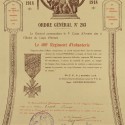 ENSEMBLE DE 4 CITATION ET 3 PRIX DE TIR POUR LE SOLDAT COMBE FRANCOIS AU 408 ème REGIMENT D'INFANTERIE GUERRE 1914 1918 DIPLOME