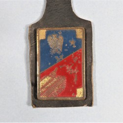 INSIGNE MILITAIRE ARMEE DE LIBERATION 24 ème REGIMENT D'ARTILLERIE 1 er GROUPE FABRICATION ALLEMANDE SECONDE GUERRE