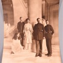 GRANDE PHOTO OFFICIELLE DE LA FAMILLE ROYALE DE BELGIQUE ALBERT I ER ROI DES BELGES 1909 - 1934 PHOTO PERIODE 1914 - 1918