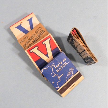 LOT DE 5 BOITES OU POCHETTES D'ALLUMETTES US WAR BONDS FOR VICTORY FABRICATION SECONDE GUERRE