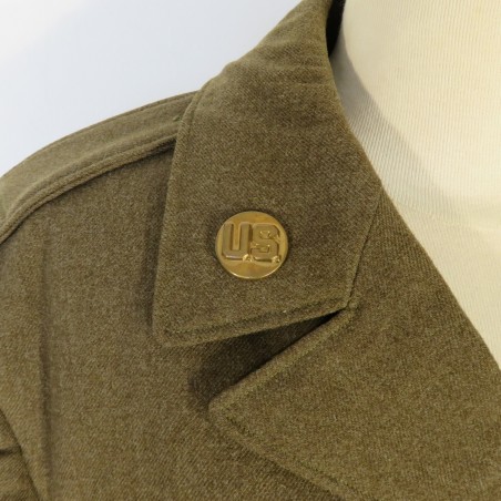 UNIFORME US MODELE 1944 BLOUSON IKE ET SONT PANTALON CAMPAGNE DE FRANCE ET D'ALLEMAGNE 1944 - 1945