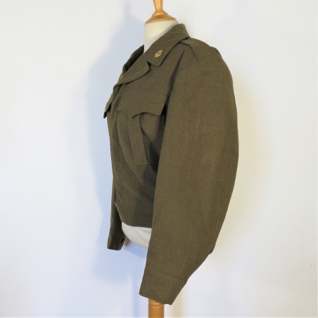 UNIFORME US MODELE 1944 BLOUSON IKE ET SONT PANTALON CAMPAGNE DE FRANCE ET D'ALLEMAGNE 1944 - 1945