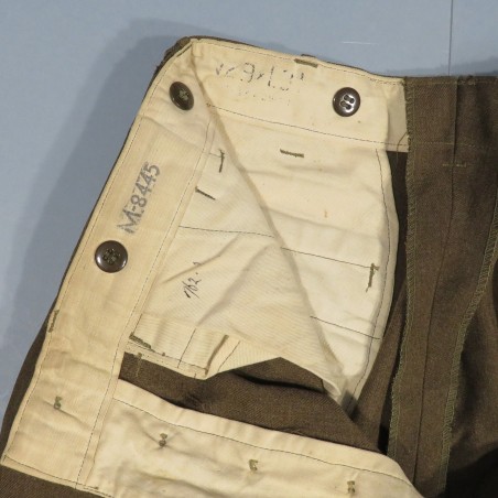 UNIFORME US MODELE 1944 BLOUSON IKE ET SONT PANTALON CAMPAGNE DE FRANCE ET D'ALLEMAGNE 1944 - 1945