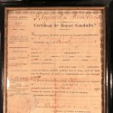 CADRE CERTIFICAT DE BONNE CONDUITE D'UN MARECHAL DES LOGIS AU 3 ème REGIMENT DE HUSSARDS DATE A BLIDAHS 1864 CITATION