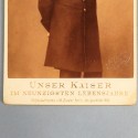 PHOTO CARTONNEE ALLEMANDE UNSER KAISER IM NEUNZIGSTEN LEBENSJAHRE EMPEREUR GUILLAUME II 1859 1941