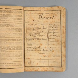 LIVRET MILITAIRE D'UN MARECHAL DES LOGIS AU 10 ème REGT DE CHASSEUR CLASSE 1883 ET 12 ème ESC DU TRAIN DES EQUIPAGES