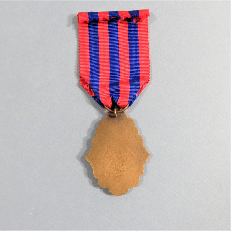 MAROC MEDAILLE DE SAUVETAGE ROI HASSAN II CLASSE BRONZE LIFE SAVING MEDAL OF KING HASSAN II THIRD CLASS MOROCCO °