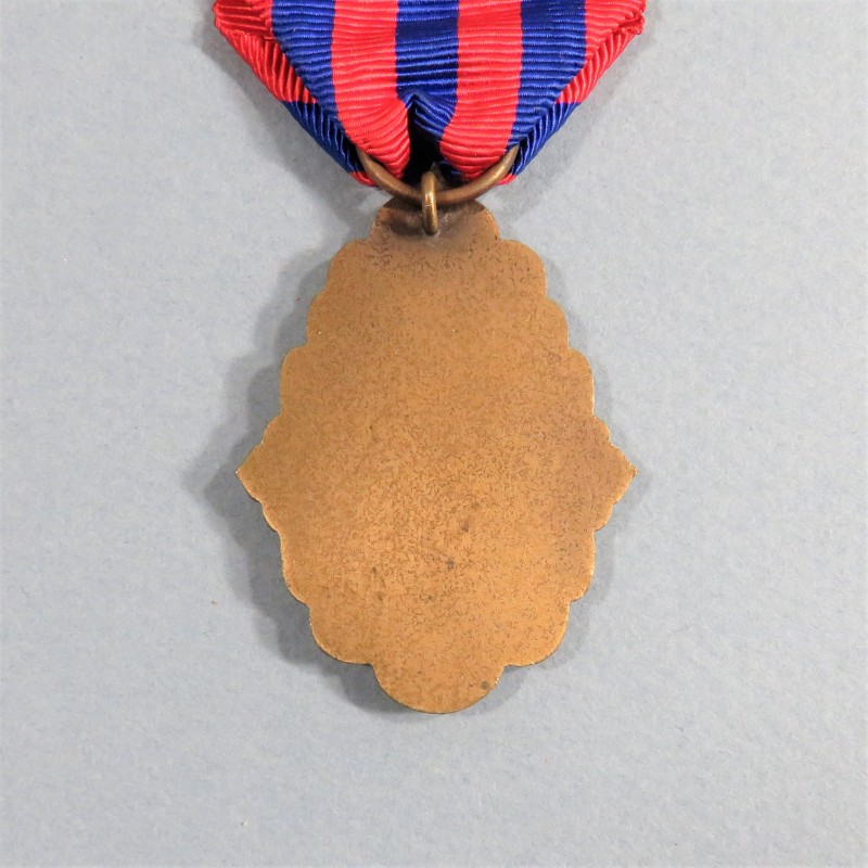 MAROC MEDAILLE DE SAUVETAGE ROI HASSAN II CLASSE BRONZE LIFE SAVING MEDAL OF KING HASSAN II THIRD CLASS MOROCCO °