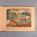 GRAND LIVRE DE 12 IMAGES COULEURS PRIX D'EXELENCE OFFERT A UNE ELEVE DE CARPENTRA PAR LE MARECHAL PETAIN ANNEE 1940-1941