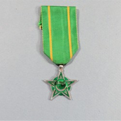 MAURITANIE DEMI TAILLE DE LA MEDAILLE DE L'ORDRE DU MERITE NATIONALE HALF SIZE NATIONAL MERIT MAURITANIA °