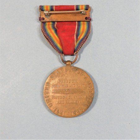 USA MEDAILLE COMMEMORATIVE DE LA SECONDE GUERRE 1941 -1945 WORLD WAR II MEDAL