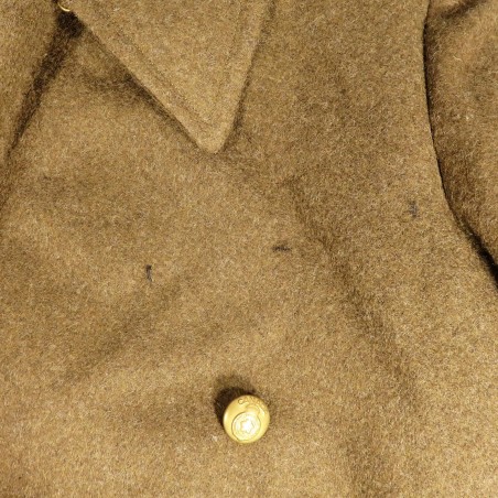 CANADA MANTEAU OU 3/4 D'OFFICIER CANADIEN DATE 1941 QUASI NEUF DE STOCK TROIS QUART ARMEE DE LIBERATION