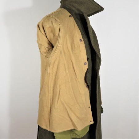 CANADA MANTEAU OU 3/4 D'OFFICIER CANADIEN DATE 1941 QUASI NEUF DE STOCK TROIS QUART ARMEE DE LIBERATION