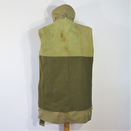 MANTEAU COURT OU 3/4 OVERCOAT US MODELE 1943 MACKINAW MAQUINO ARMEE FRANCAISE PARA 18 ème BPC GUERRE D'ALGERIE